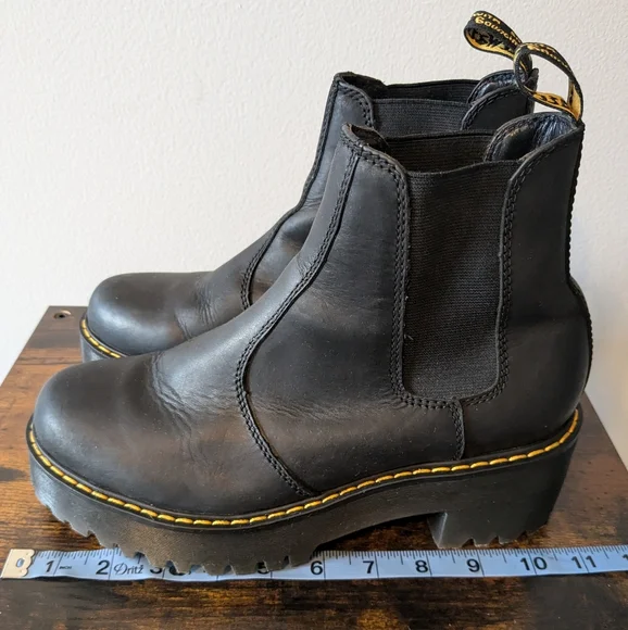 Dr. Martens Rometty Heeled Platform Chelsea Boots - Picture 4 of 13